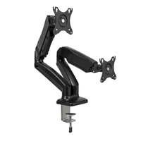 electriQ Premium Dual Monitor Arm for 13 - 32 Monitors