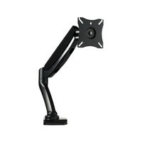 electriQ Single Monitor Arm with USB Ports for monitors up to 27 Inch