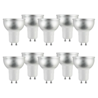 electriQ Smart dimmable colour Wifi Bulb with GU10 short spotlight fitting - Alexa & Google Home compatible - 10 Pack