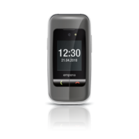 Emporia One Silver/Space Grey 2.4 Easy To Use Clamshell 2G Unlocked & SIM Free