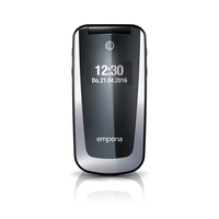Emporia SELECT 3G Black/Silver 2.4 Easy To Use Clamshell 3G Unlocked & SIM Free