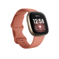 FitBit Versa 3 Smart Watch with GPS - Pink Clay