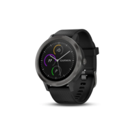 Garmin Vivoactive 3 - Slate Grey with Black Silicone Band