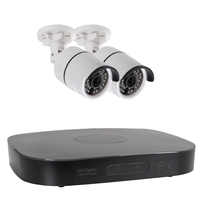 GRADE A1 - electriQ 2 Camera 1080p HD CCTV System - No Hard Drive