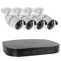 GRADE A1 - electriQ 4 Camera 1080p HD CCTV System - No Hard Drive