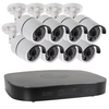GRADE A1 - electriQ 8 Camera 1080p HD CCTV System with 2TB Hard Drive