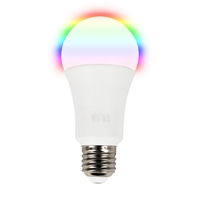 GRADE A1 - electriQ Smart Lighting dimmable colour Wifi Bulb with E27 screw ending - Alexa & Google Home compatible