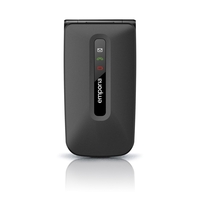 GRADE A1 - Emporia FLIP Black 2.2 Easy To Use Clamshell 2G Unlocked & SIM Free Mobile Phone