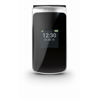 GRADE A1 - Emporia TOUCHsmart Black/Silver 3.35 Easy To Use Clamshell 4G Unlocked & SIM Free