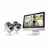GRADE A1 - HomeGuard CCTV System - 4 Channel Wireless Security System with 12 HD Monitor & 4 x 960p HD Day/Night Cameras