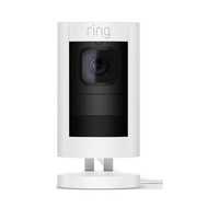 GRADE A1 - RING Stick Up Camera 1080p HD Plug-In White