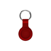GRADE A1 - Silicone Keyring Case for AirTag Red
