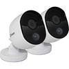 GRADE A1 - Swann 1080p Heat Sensing White Analogue Bullet Camera - 2 Pack