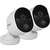 GRADE A1 - Swann 1080p Heat Sensing White Analogue Bullet Camera - 2 Pack