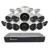 GRADE A1 - Swann CCTV System - 16 Channel 5MP Super HD NVR with 8 x 5MP Thermal Sensing Cameras 4 x Spotlight Cameras &