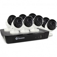GRADE A1 - Swann CCTV System - 8 Channel 5MP NVR with 8 x 5MP Thermal Sensing Cameras & 2TB HDD
