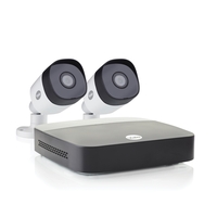 GRADE A1 - Yale CCTV System - 4 Channel 1080p DVR with 2 x 1080p Motion Detecting Cameras & 1TB HDD