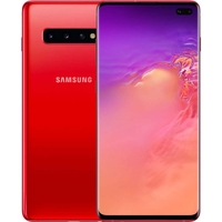 Grade A1 Samsung Galaxy S10 Plus Red 6.4 128GB 4G Dual SIM Unlocked & SIM Free
