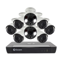 GRADE A2 - Swann CCTV System - 16 Channel 4K Ultra HD NVR with 6 x 4K Thermal Sensing Spotlight Cameras & 2 Spotlight Ca