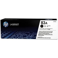 Hewlett Packard HP Toner 83A Black Laserjet Toner Cartridge
