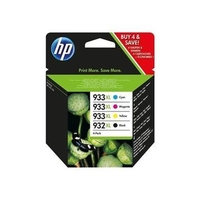 HP 932XL/933XL BLACK/Cyan/Magenta/Yellow 4 PACK Ink Cartridge