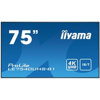 Iiyama ProLite LE7540UHS-B1 75 4K Ultra HD Large Format Display