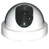 Internal Dummy Dome CCTV Camera White with flashing LED light