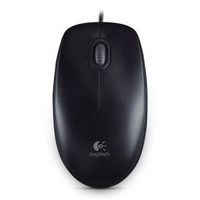 Logitech B100 Black Optical Mouse for Business