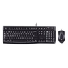Logitech MK120 Wired Keyboard and Mouse - Black