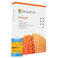 Microsoft 365 Personal 2020 - 1 User - 1 Year Subscription