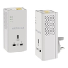 Netgear PLP1000 1000Mbps 1 Port Powerline Adapter - 2 Pack