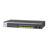 NETGEAR ProSAFE 8-Port PoE+ Gigabit Smart Managed Switch with 2 SFP Ports