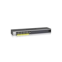 NETGEAR ProSAFE Easy-Mount 16-Port PoE+ Gigabit Smart Managed Switch with 2 SFP Ports