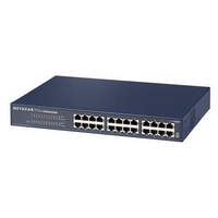 Netgear ProSafe Plus 24-Port Fast Ethernet Unmanag