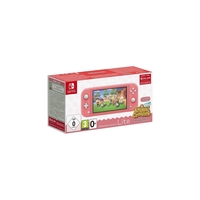 Nintendo Switch Lite Coral + Animal Crossing & Online Individual 3 Month Membership.