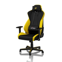 Nitro Concepts S300 Fabric Gaming Chair in Astral Yellow
