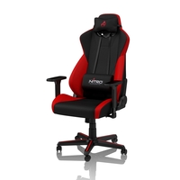 Nitro Concepts S300 Fabric Gaming Chair in Inferno Red