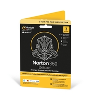 Norton 360 Deluxe Gaming Internet Security & VPN - 3 Devices - 12 Month Subscription