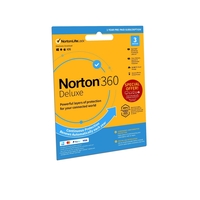 Norton 360 Deluxe Internet Security with VPN 3 Devices 12 Month Subscription - Electronic Download