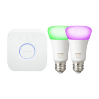 Philips Hue White & Colour Ambiance E27 Starter Kit - 2 Pack