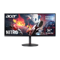 Refurbished Acer Nitro XV340CKP Quad HD 34 IPS LCD Gaming Monitor - Black