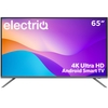 Refurbished electriQ 65 4K Ultra HD with HDR LED Freeview HD Android Smart TV without Stand