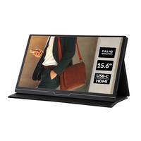 Refurbished electriQ eiQ-15FHDPM 15.6 IPS Full HD Type C Portable Monitor