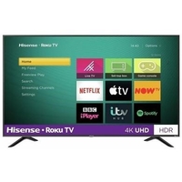 Refurbished Hisense Roku 65 4K Ultra HD with HDR LED Freeview Play Smart TV