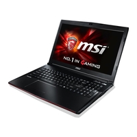 Refurbished MSI GP62 7RD Core i7-7700HQ 8GB 128GB GTX 1050 15.5 Inch Windows 10 Laptop