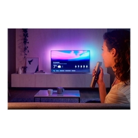 Refurbished PHILIPS Ambilight 50PUS7334/12 50 Smart 4K Ultra HD HDR LED TV with Google Assistant