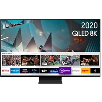 Refurbished Samsung Q800 65 8K Ultra Sharp HD HDR10+ QLED Twin Freesat HD Smart TV