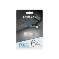 Samsung Bar Plus 64GB USB 3.1 Flash Drive - Silver