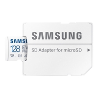 Samsung EVO Plus 128GB UHS-1 Micro SD Card + Adapter - Blue