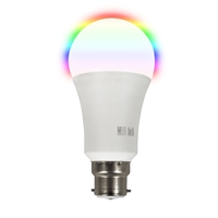 Smart colour Wifi LED Bulb,  B22 bayonet,  Dimmable - Alexa Google Home